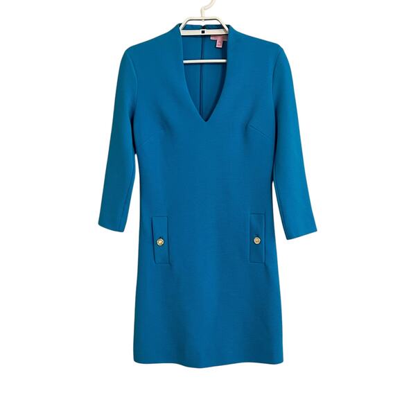 Lilly Pulitzer Charlena Shift Dress Ariel Blue - Picture 2 of 11